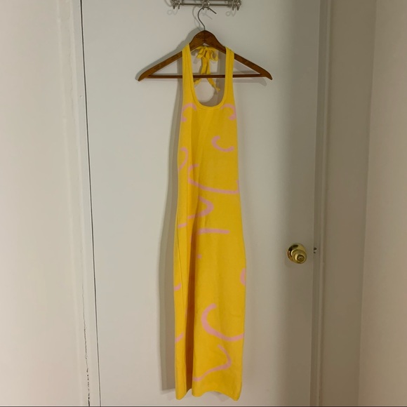 Kollyy Knitted U-Neck Midi Dress - Picture 2 of 4